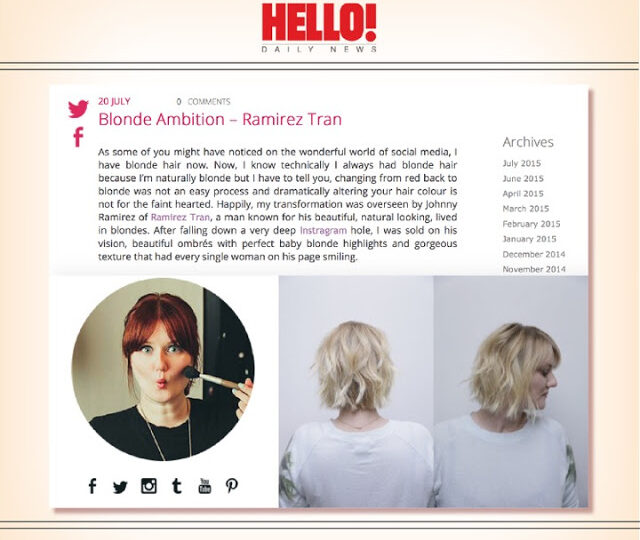 JOHNNY FEATURED IN HELLO DAILY NEWS!