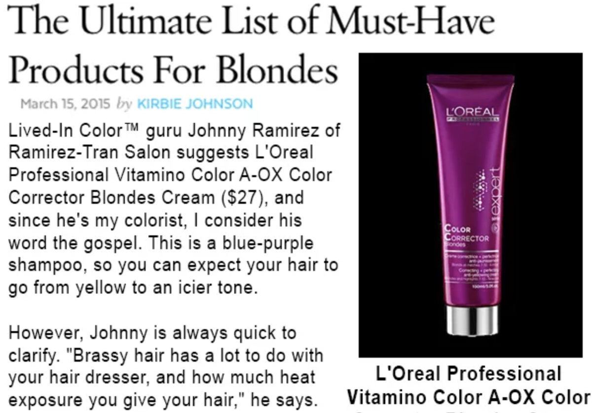 The Ultimate List of Must-Have Products For Blondes ~ Pop Sugar
