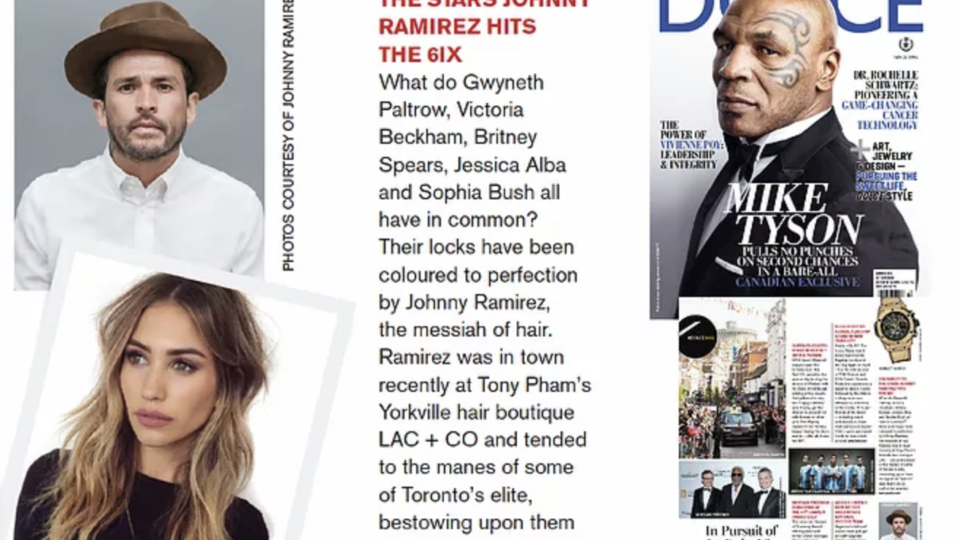 Colourist to the stars Johnny Ramirez hits the 6IX ~ Dolce Vita