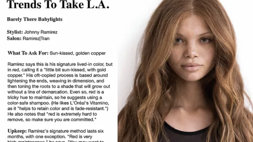 The Top 5 Spring Hair Trends To Take L.A. ~ Refinery 29