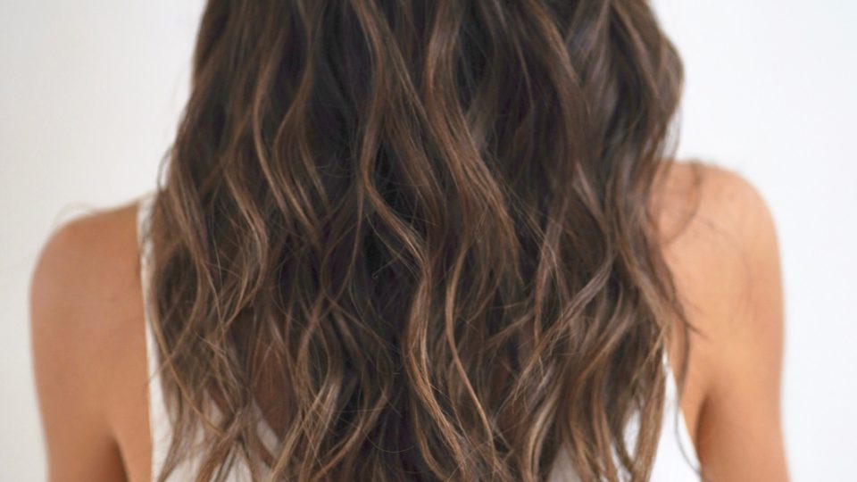 Brunette Beach Waves…